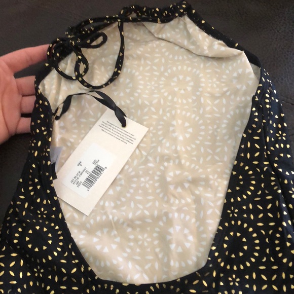 CLEOBELLA TURQUOISE black gold onepiece high neck - Picture 3 of 8